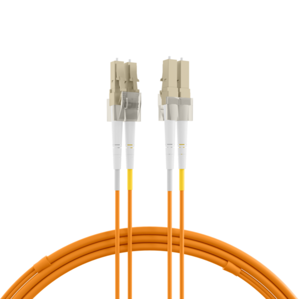 Glasfaser Patchkabel Duplex Patchkabel LC-LC OM1, 1m LSZH 2mm orange - 1 VPE = 10 Stï¿½ck