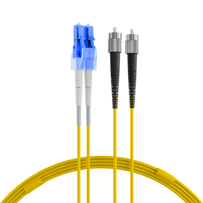 4049759056162 - Duplex Patchkabel FC-LC OS2 G652D -- 1m LSZH 2mm gelb