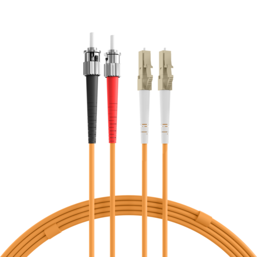 Glasfaser Patchkabel Duplex Patchkabel LC-ST OM1, 2m LSZH 2mm orange - 1 VPE = 30 St�ck