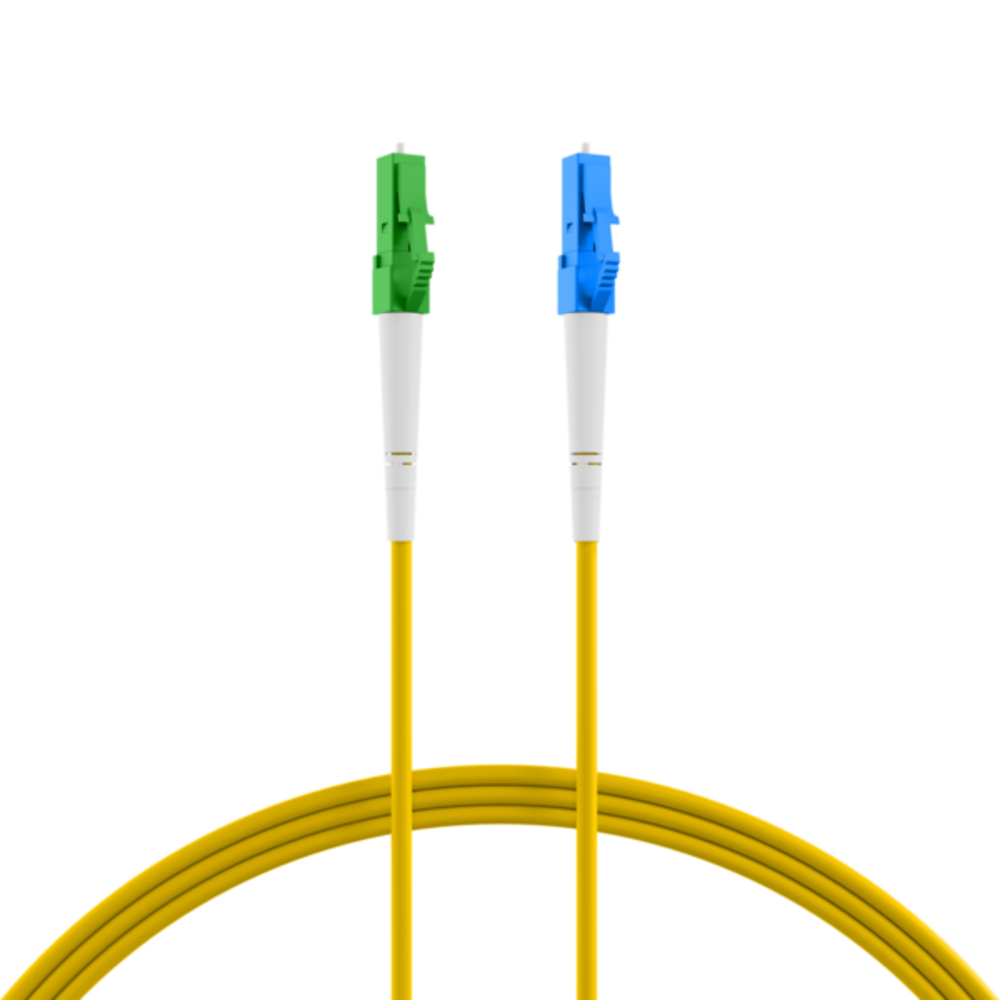 Glasfaser Patchkabel Simplex Patchkabel LC/APC-LC OS2 G657A2, 10m LSZH 2mm gelb - 1 VPE = 10 Stï¿½ck