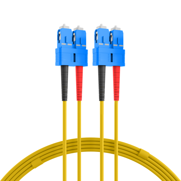 Duplex Patchkabel SC-SC OS2 G652D, 20m LSZH 3mm gelb
