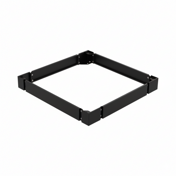 4049759329563 - PEL Sockel für 800x1000mm  -- H=100mm voll RAL9005