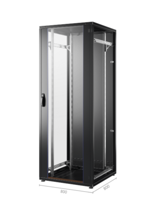 4049759310806 - 19 Netzwerkschrank PRO 18HE 800x800mm -- RAL9005 ohne Seitenwände 4049759310806 - 19 Netzwerkschrank PRO 18HE 800x800mm -- RAL9005 ohne Seitenwände