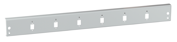 Frontblende 12 x SC Simplex/E2000®, Simplex/MTRJ/LC Duplex, grau