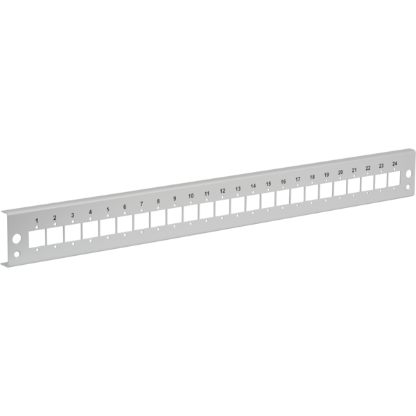 Frontblende 24xE2000®Duplex, E2000®, Compact (RDM) gerade Vers. gr