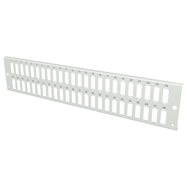 4049759304256 - EFB VSB2FP48SCD - Frontblende 48x SC Duplex LC Quad 2 HE vertikal grau 4049759304256 - EFB VSB2FP48SCD - Frontblende 48x SC Duplex LC Quad 2 HE vertikal grau