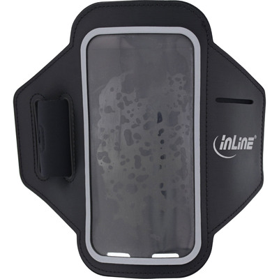  InLine Sport Armband mit Smartphone-Tasche, schwarz (Produktbild 1)