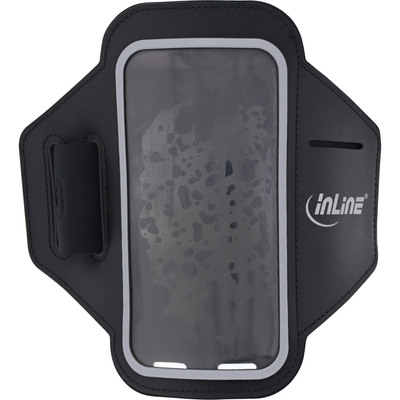 InLine Sport Armband mit Smartphone-Tasche, schwarz InLine Sport Armband mit Smartphone-Tasche, schwarz