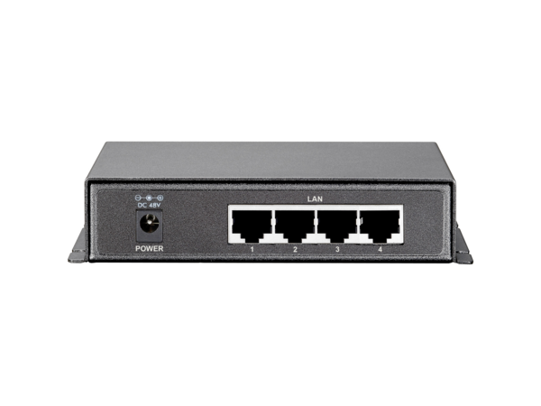 1-Port Gigabit Ethernet +, 4-Port PoE Desktop PSE Switch