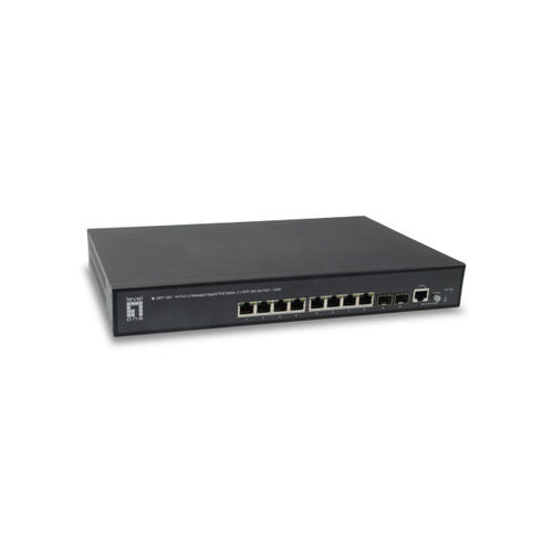 10-Port L2 Managed Gigabit PoE Switch,,2x SFP, 802.3at PoE+, (125W)