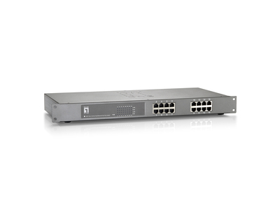 16 Port Fast Ethernet PoE-Plus Switch (480W) 16 Port Fast Ethernet PoE-Plus Switch (480W)