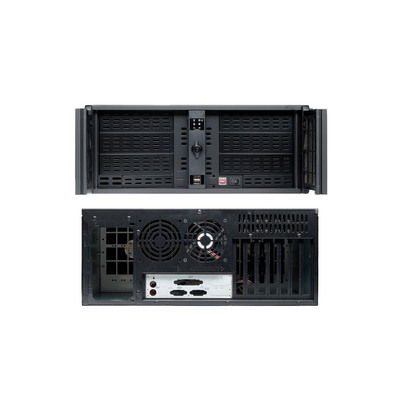 FANTEC TCG-4860X07-1, 19 Servergehäuse 4HE, ohne Netzteil, 688mm tief, schwarz  (Produktbild 5)