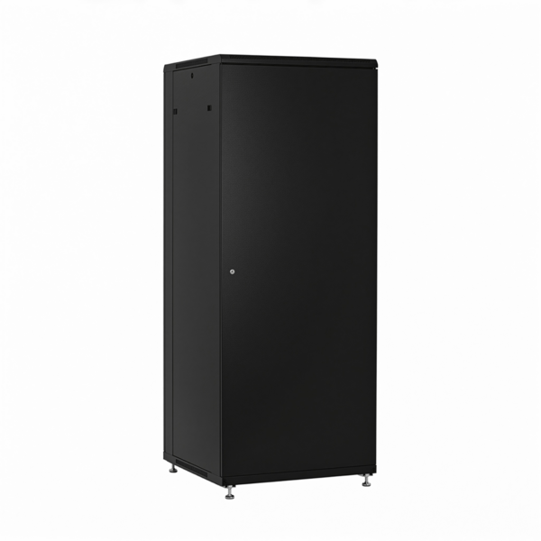 19'' Netzwerkschrank PEL 42HE 800x1000 RAL9005 -- Front Glas 1-tlg., Rück Stahl 1-tlg. 1 x SH