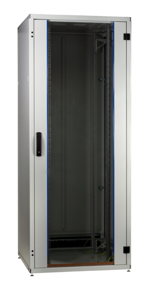 19 Netzwerkschrank PRO 18HE, 800x1000mm -- F=1tlg. Glas, R=1-tlg. St. SH, RAL9005