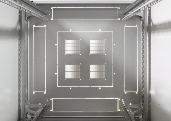 19 Netzwerkschrank PRO-Modular 47HE -- 800x800mm, RAL7035