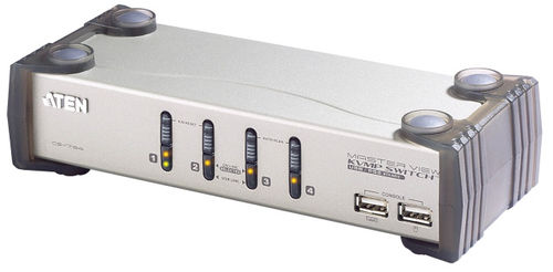 2-Port KVM-Switch USB-Audio, 2xUSB2.0 HUB, OSD, Kabelset 2-Port KVM-Switch USB-Audio, 2xUSB2.0 HUB, OSD, Kabelset