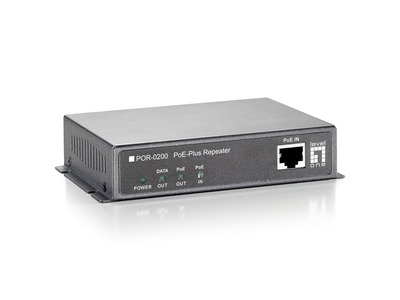 2-Port PoE+ Repeater - 2 PoE+ Ports -- 