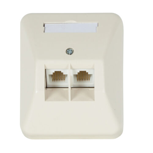 2 x UAE/Western 8/8 ISDN Aufputz, RAL1013 2 x UAE/Western 8/8 ISDN Aufputz, RAL1013