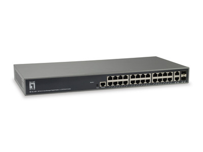 26-Port L3 Lite Managed Gigabit Switch, 2 x SFP, RJ45 Combo 26-Port L3 Lite Managed Gigabit Switch, 2 x SFP, RJ45 Combo