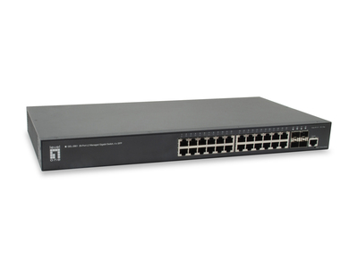 28-Port L2 Managed Gigabit Switch, 4x GE Combo RJ45/SFP 28-Port L2 Managed Gigabit Switch, 4x GE Combo RJ45/SFP