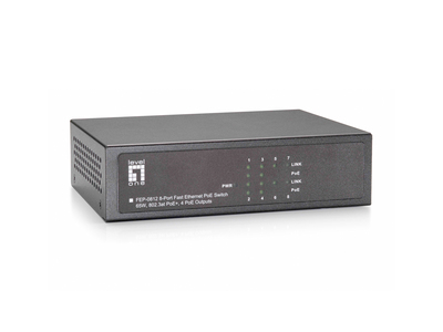 4 Port 10/100Mbit/s+4 Port PoE Plus Switch(61.6W) 4 Port 10/100Mbit/s+4 Port PoE Plus Switch(61.6W)