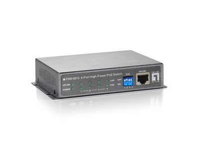5-Port Fast Ethernet High Power PoE -- Switch, (120W)