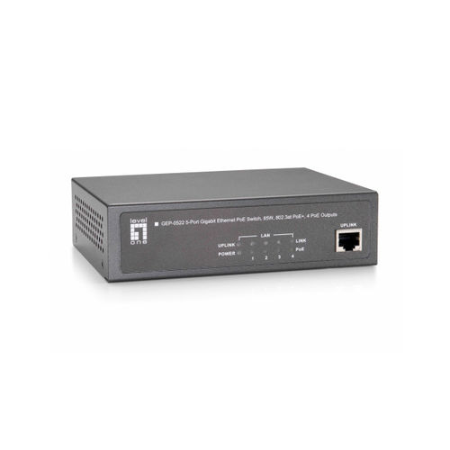 5-Port-Gigabit Ethernet-PoE-Switch, (65W)