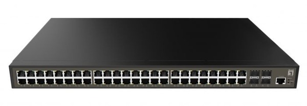 52-Port L2 Plus Managed Gigabit Switch, , 48 x Gigabit RJ45, 4 x Gigabit SFP LAN Switch