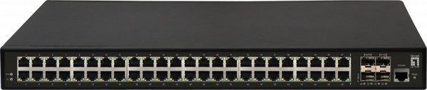 52-Port L3 Managed Gigabit Switch, , 48 x Gigabit RJ45, 4 x 10GbE SFP+ LAN Switch