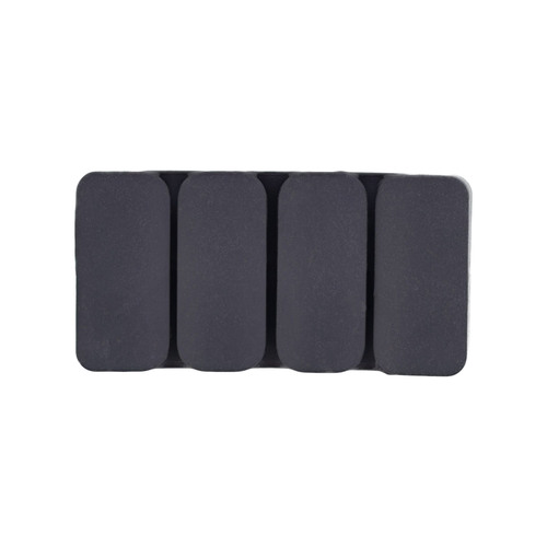 5er Pack InLine® Kabelclip, 3-fach, selbstklebend, schwarz