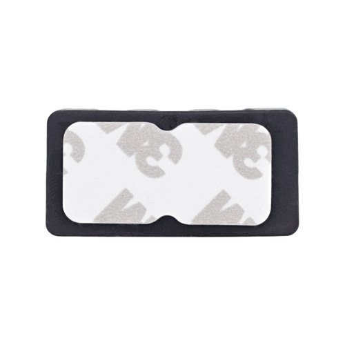 5er Pack InLine® Kabelclip, 3-fach, selbstklebend, schwarz