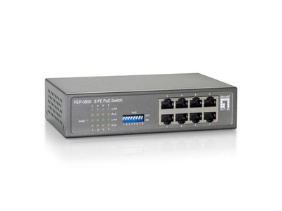 8-Port Fast Ethernet PoE+ Switch (90W)