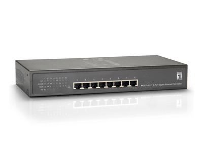 8-Port-Gigabit Ethernet PoE+ Switch, 4xGE PoE, + 4x GE (90W) 8-Port-Gigabit Ethernet PoE+ Switch, 4xGE PoE, + 4x GE (90W)