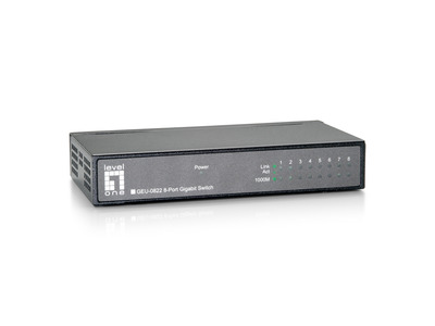 8-Port Gigabit Ethernet Switch, 8 x 10/100/1000Mbps 8-Port Gigabit Ethernet Switch, 8 x 10/100/1000Mbps