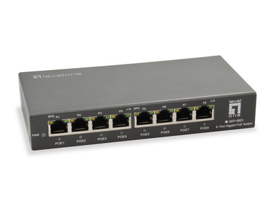8-Port-Gigabit-PoE-Switch,802.3at/afPoE, 120W 8-Port-Gigabit-PoE-Switch,802.3at/afPoE, 120W