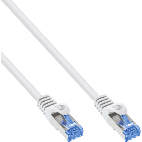 80er B-Pack InLine® Cat.6A S/FTP LSZH Patchkabel, CCA, weiß, 1m Patchkabel RJ45