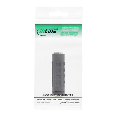InLine® Audio Adapter, 3,5mm Klinke Buchse / Buchse, Stereo (Produktbild 2)