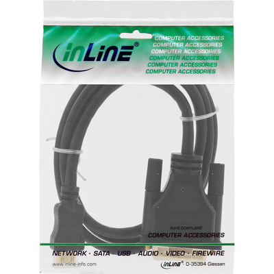 InLine® Mini-HDMI zu DVI Kabel, HDMI Stecker C zu DVI 18+1, 1,5m (Produktbild 2)