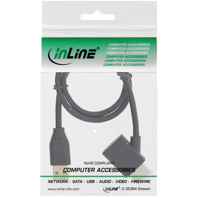 InLine® HDMI Adapter Stecker/Buchse mit USB-Power Einspeisung, 0,5m (Produktbild 3)