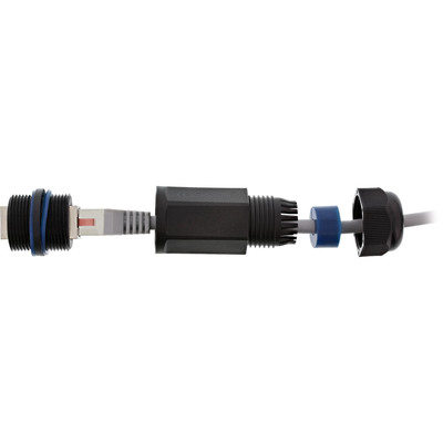 InLine® Patchkabelkupplung Cat.6, wasserdicht IP67, 2x RJ45 Buchse, geschirmt (Produktbild 3)