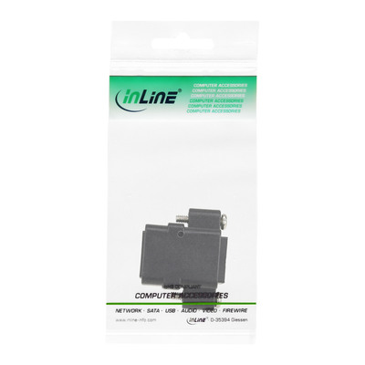 InLine® Patchkabelkupplung, UTP, 2x RJ45 Buchse, zum Einbau (Produktbild 3)