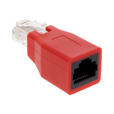 InLine® Crossover Adapter, RJ45 Buchse/Stecker, kurz (Produktbild 2)