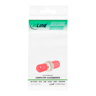 InLine® LWL Kupplung, Simplex ST/ST, Multimode, Keramik-Hülse (Produktbild 3)