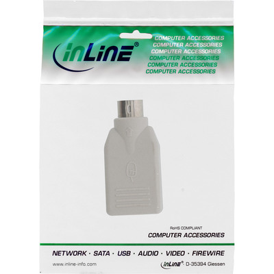 InLine® USB PS/2 Adapter, USB Buchse A auf PS/2 Stecker (Produktbild 3)