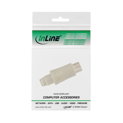 InLine® Tastatur-Adapter, 5pol DIN-Stecker auf PS/2 Buchse (Produktbild 3)