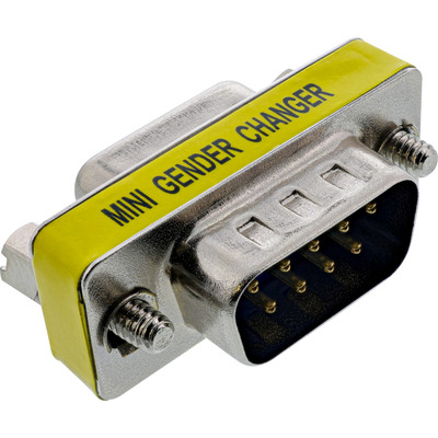 InLine® Mini-Gender-Changer, 9pol Stecker / Buchse (Produktbild 2)