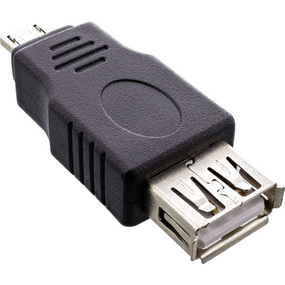 InLine® Micro-USB Adapter, Micro-A Stecker an USB A Buchse (Produktbild 3)