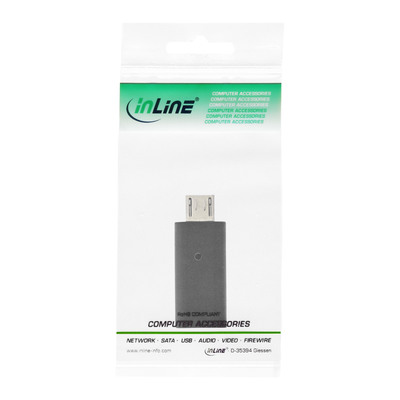 InLine® USB 2.0 Adapter, Micro-USB Stecker auf USB-C Buchse (Produktbild 3)