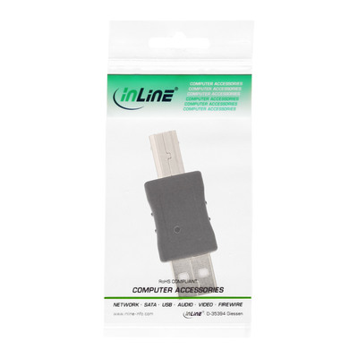InLine® USB 2.0 Adapter, Stecker A auf Stecker B (Produktbild 3)