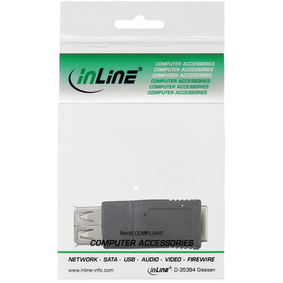 InLine® USB 2.0 Adapter, Buchse A auf Buchse A